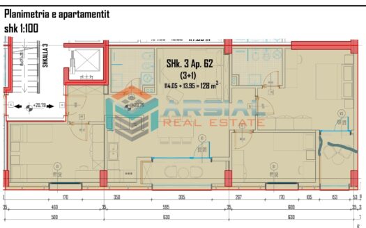 Apartament 3+1, Akses Tirana